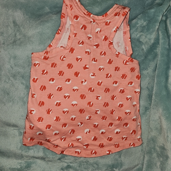 Nike Orange Swoosh Tank Top Lightweight Athletic - Picture 2 of 6